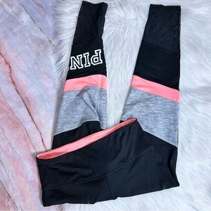Victoria's Secret ultimate active legging thick high waist mesh detail Large